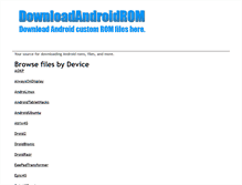Tablet Screenshot of downloadandroidrom.com